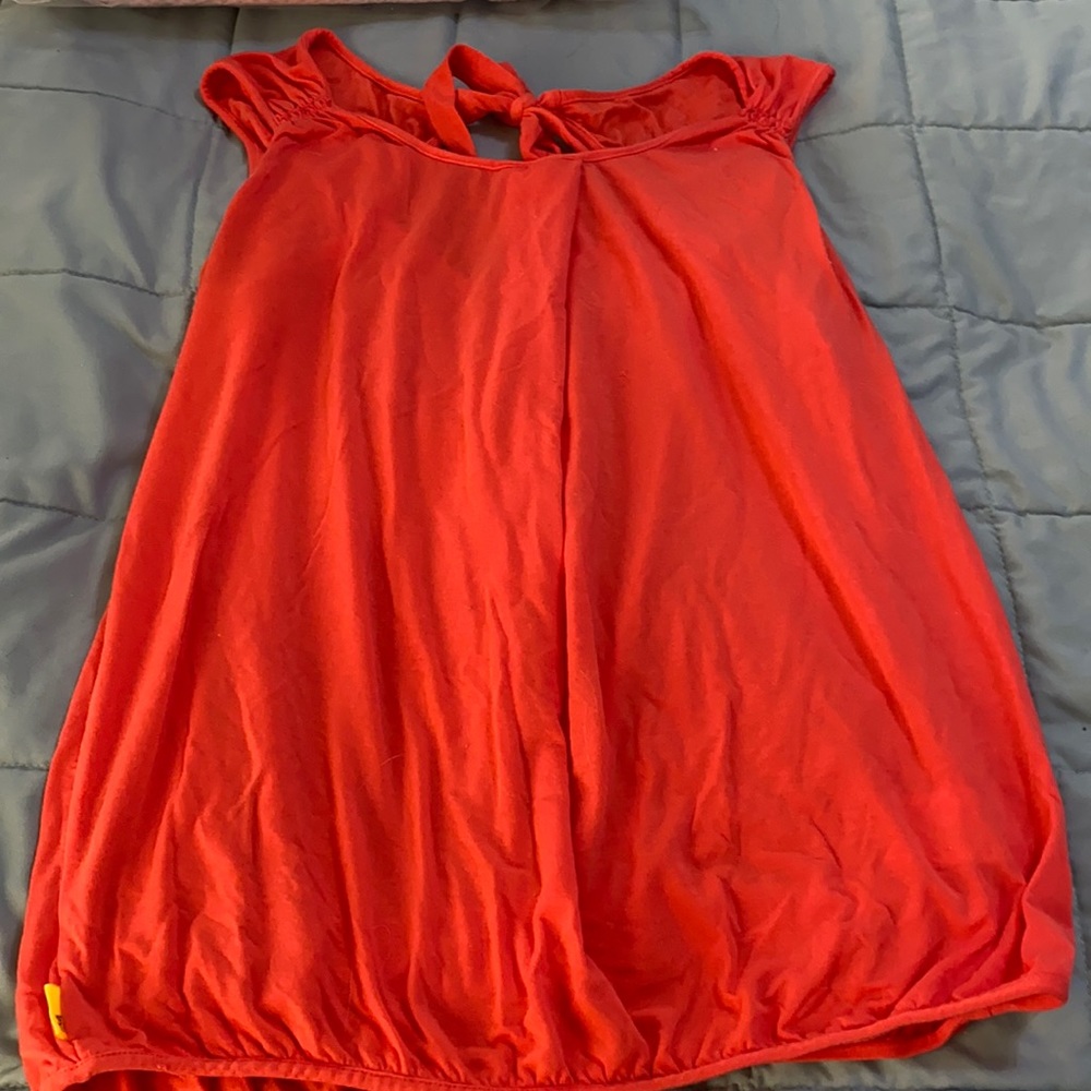 🎄Lole orangey pink tank top